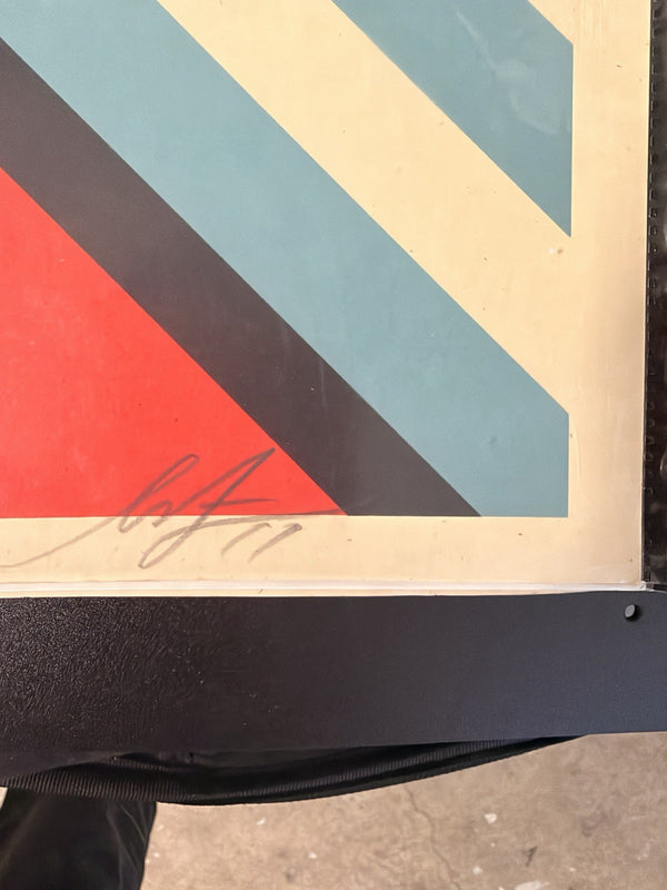 Shepard Fairey Golden Future for Some 2017 Signed Diptych Set 359/450 OBEY — listing photograph 21