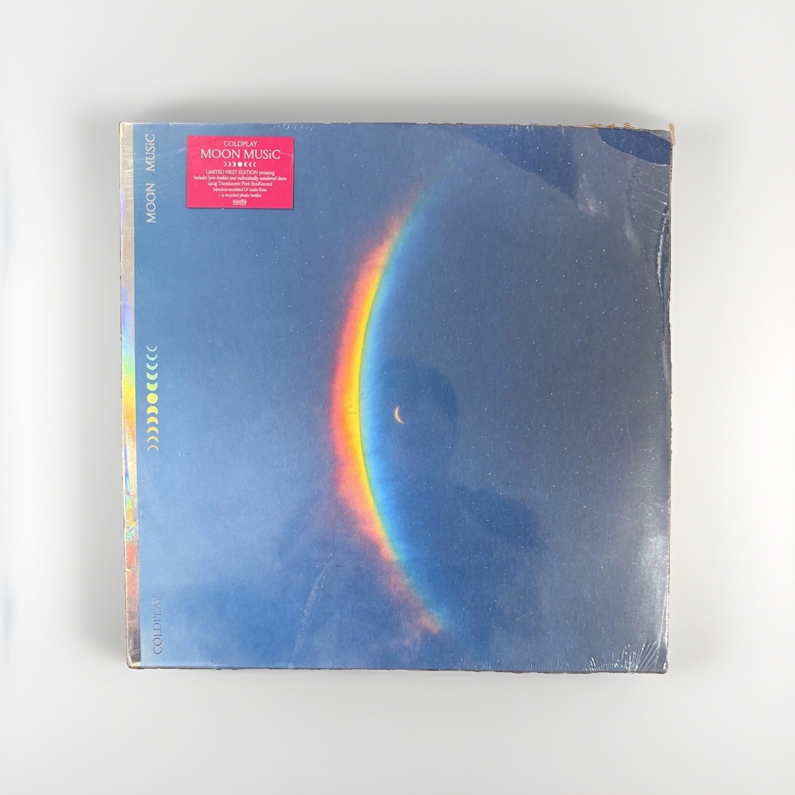 Coldplay Moon Music Ltd First Edition 140g Pink EcoRecord LP Sealed