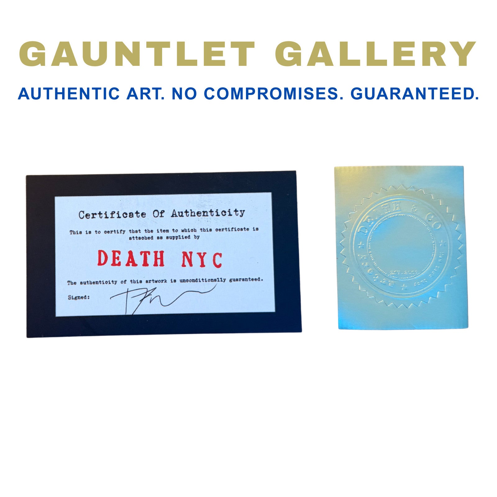 Death NYC Andy Warhol Basquiat Dollar Bill Art Signed Numbered Pop Art — listing photograph 2