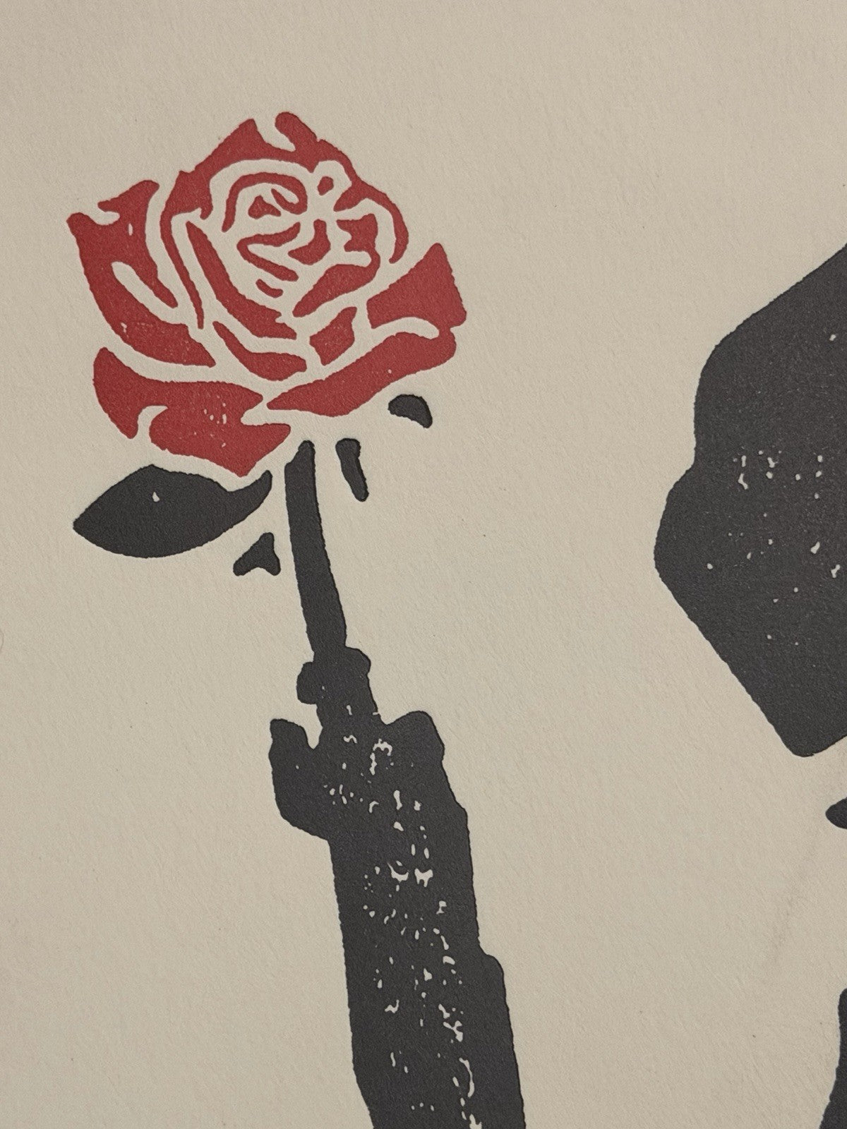 Shepard Fairey Obey Rose Soldier Letterpress 2017 Signed AP Artist Proof