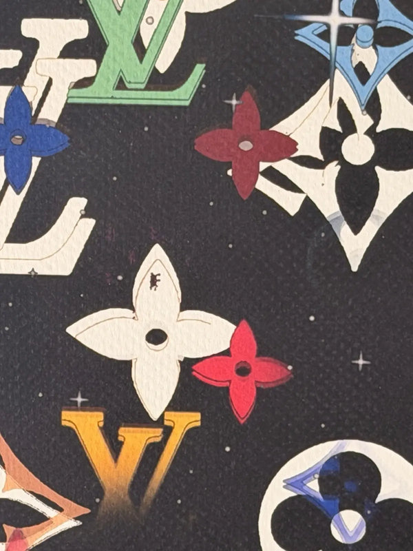 Death NYC Snoopy Woodstock Moon Louis Vuitton Stars Signed Pop Art Print 2025