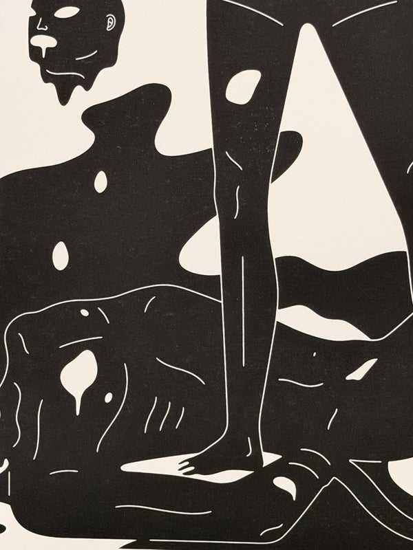Cleon Peterson A Perfect Trade White Screen Print Signed Numbered /125