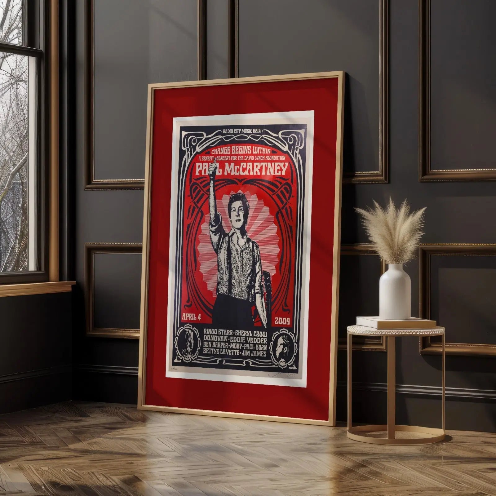 Shepard Fairey Presidential Seal Red 2007 Signed Screen Print 189/300 OBEY