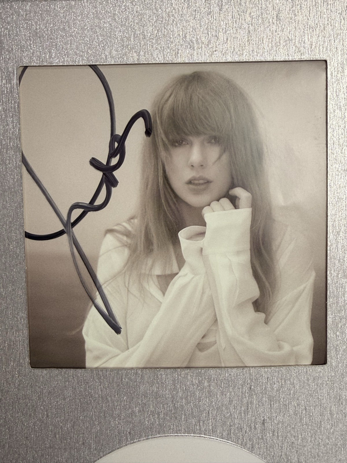 Taylor Swift Signed The Tortured Poets Department CD Display Framed Autograph