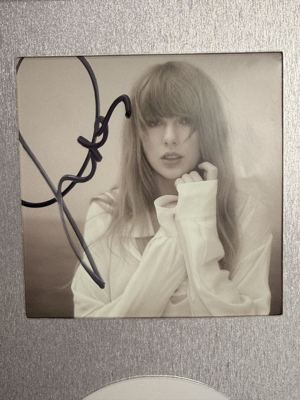 Taylor Swift Signed The Tortured Poets Department CD Display Framed Autograph