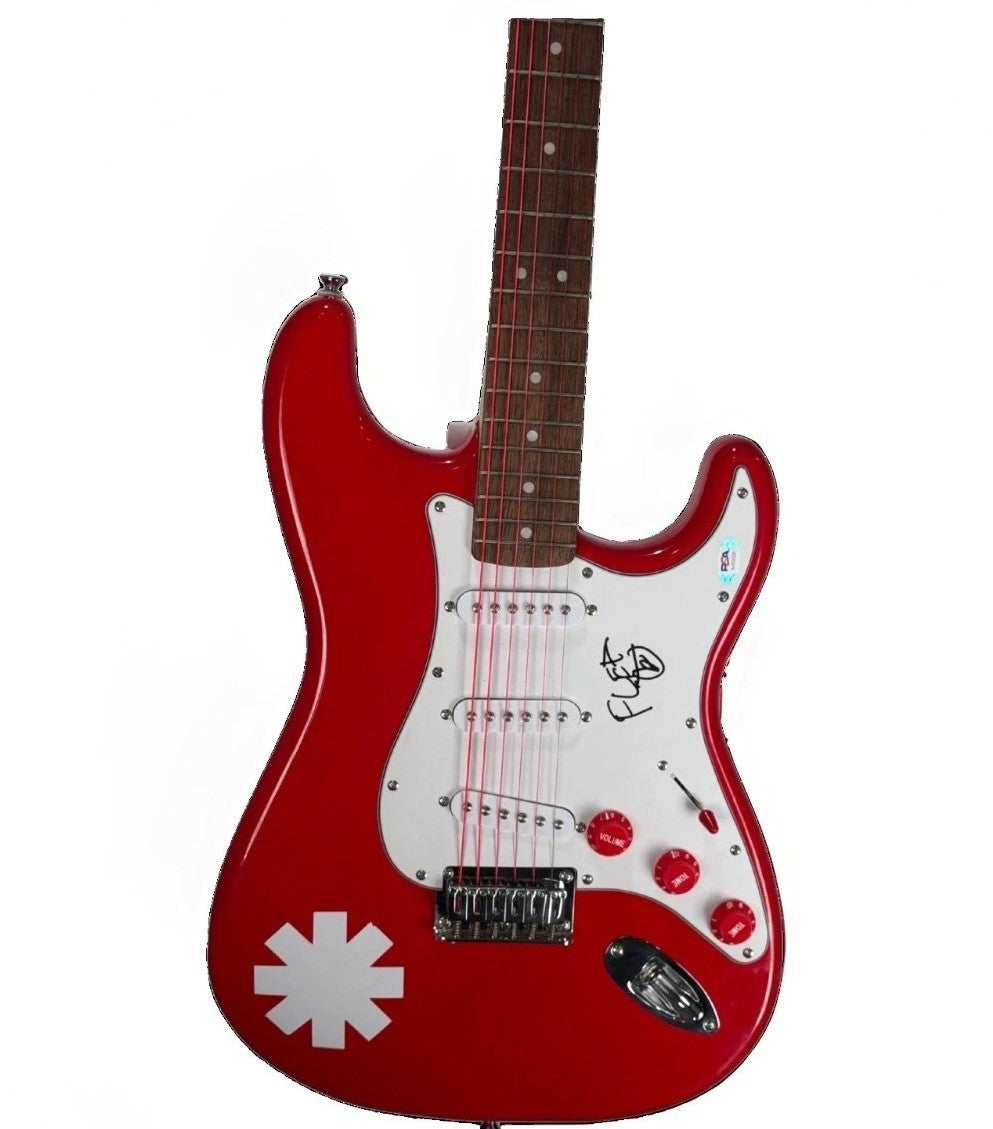 Red Hot Chili Peppers Flea Signed Electric Guitar PSA/DNA COA AH20530