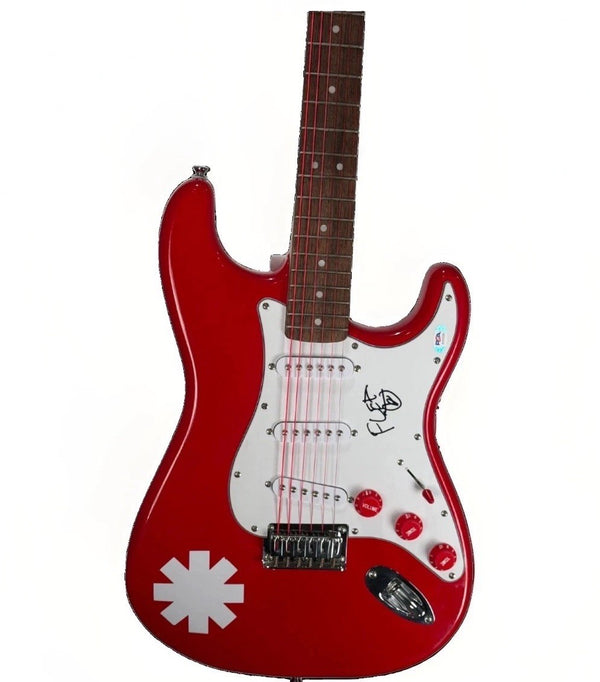 Red Hot Chili Peppers Flea Signed Electric Guitar PSA/DNA COA AH20530