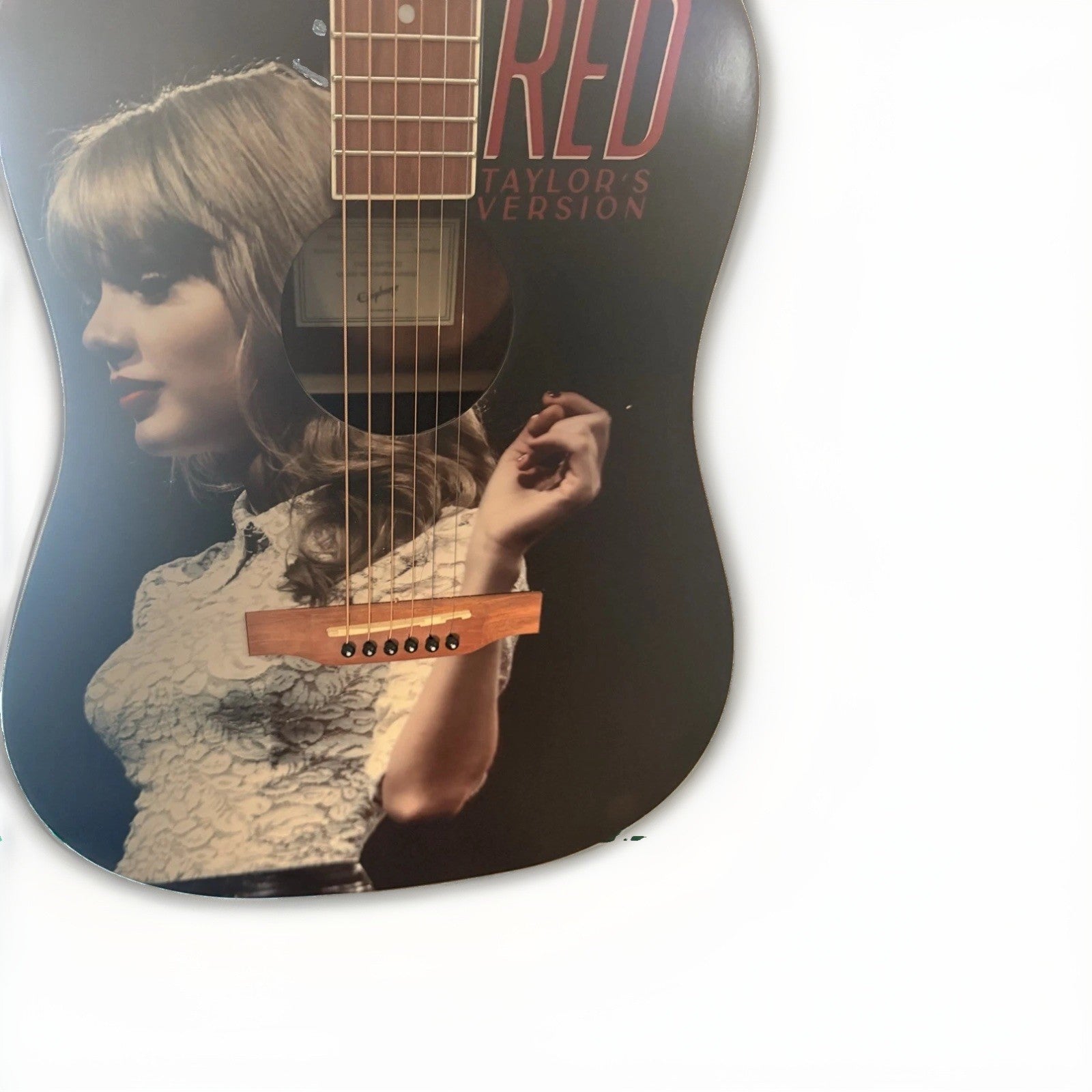 Taylor Swift RED Taylor's Version Graphic Acoustic Guitar Special Edition