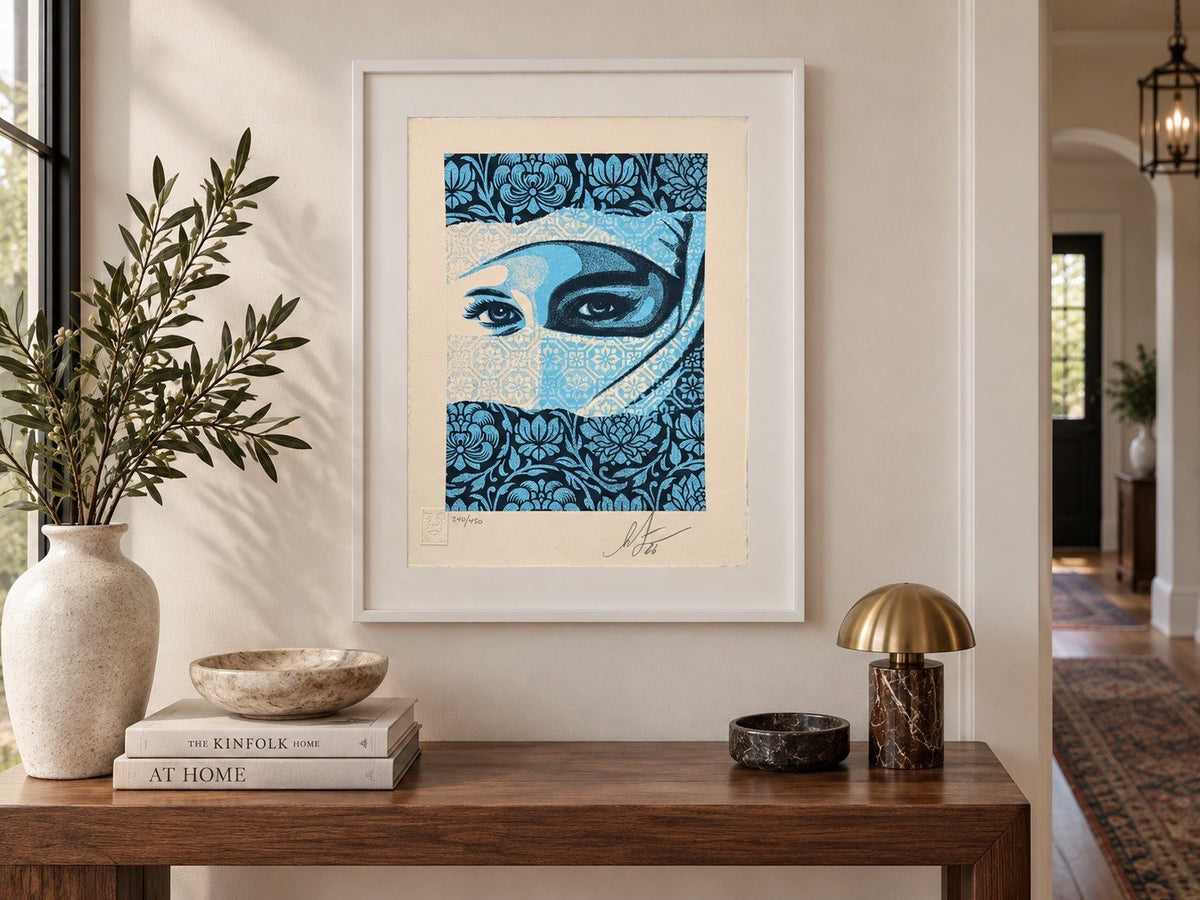 Shepard Fairey Obey Universal Personhood Letterpress 2026 Signed 240/450 Blue