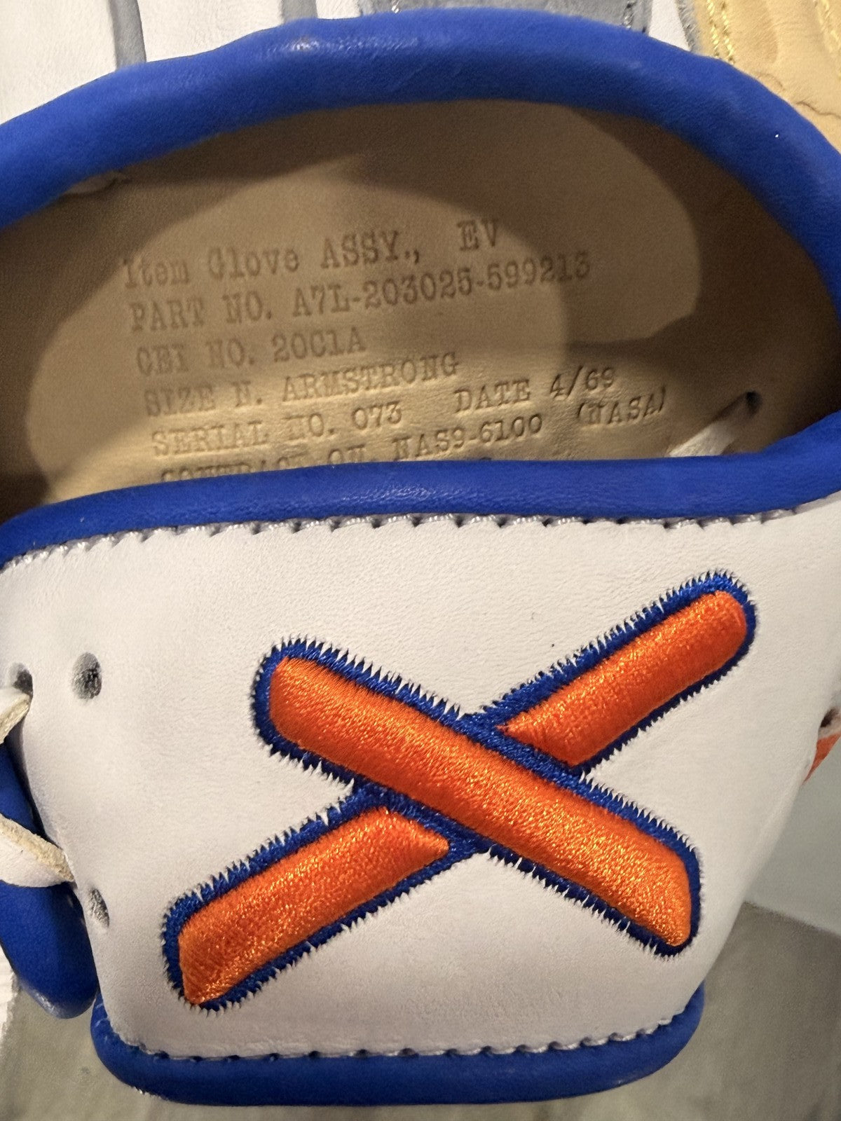 Absolutely Ridiculous Apollo 11 Mission Signed Baseball Glove Rare Edition COA