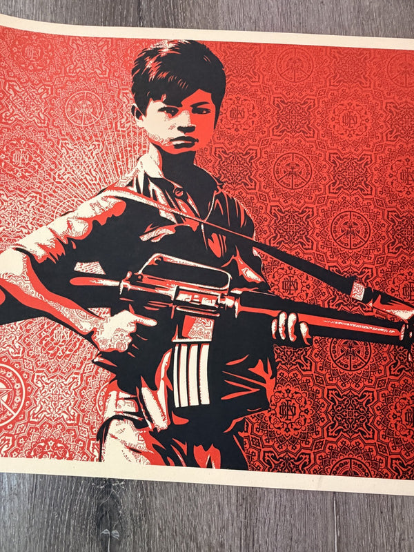 Shepard Fairey Duality of Humanity 4 Signed Numbered Screen Print 2008 OBEY