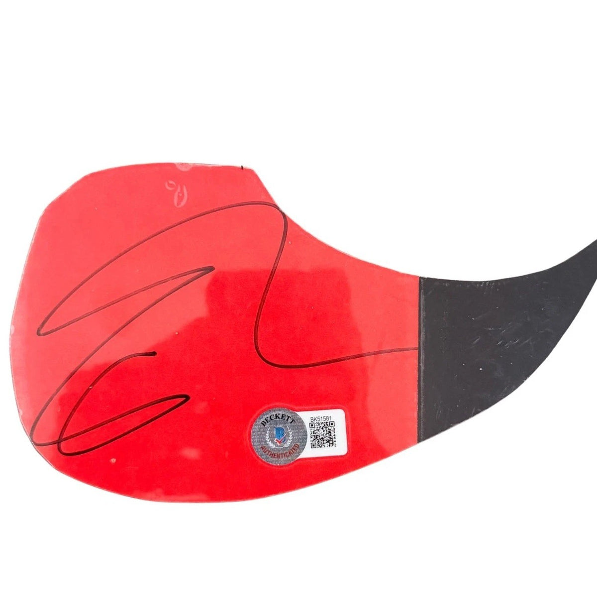Ed Sheeran Signed Acoustic Guitar Pickguard Autograph Beckett BAS BK51581