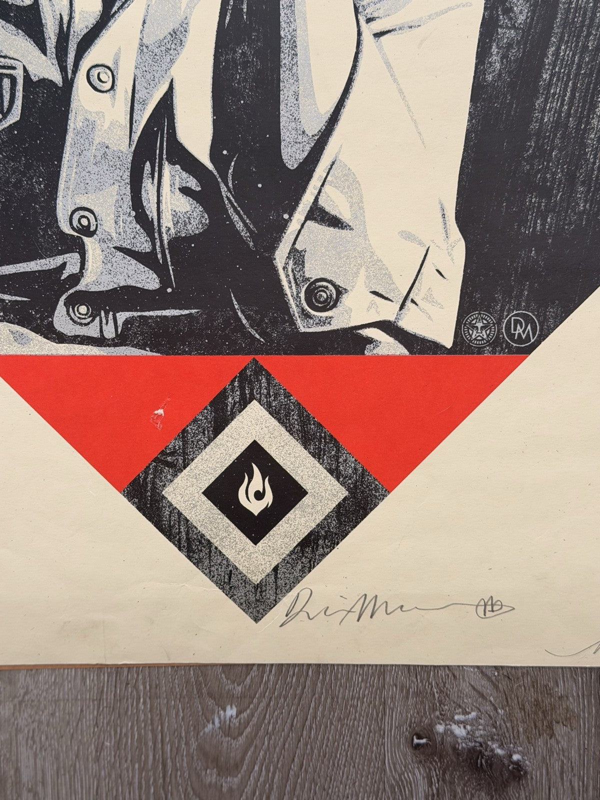 Shepard Fairey x Dennis Morris Bob Marley Slave Driver Signed Screenprint 58/200
