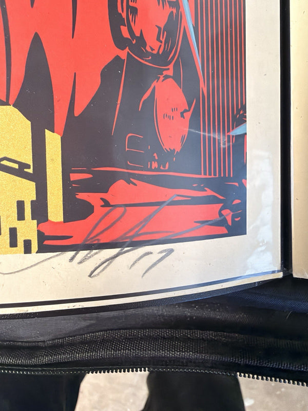 Shepard Fairey Golden Future for Some 2017 Signed Diptych Set 359/450 OBEY — listing photograph 10
