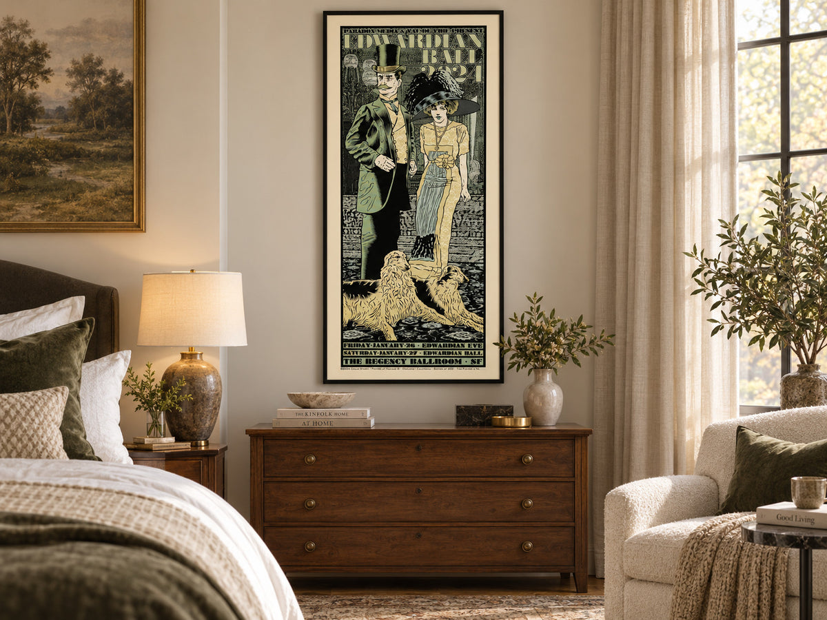 Chuck Sperry Edwardian Ball 2024 Signed Numbered Screen Print Poster /250 — listing photograph 4