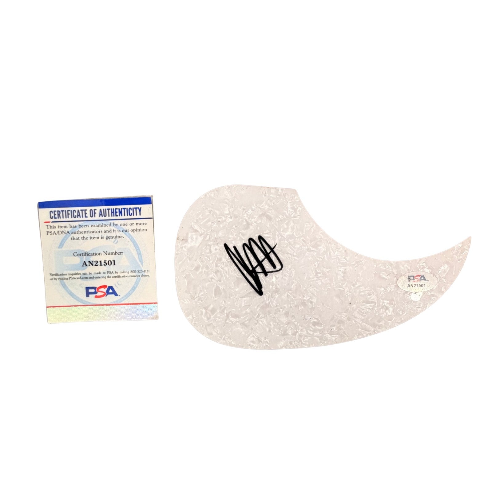 Alkaline Trio Signed Acoustic Guitar Pickguard Autograph PSA/DNA AN21501