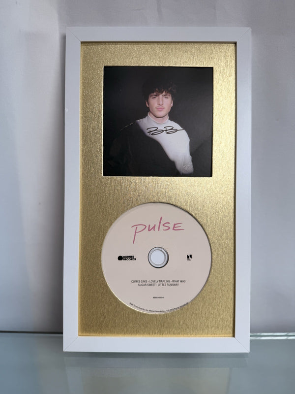 Benson Boone Signed Pulse CD Display Framed Autograph Photo Warner Records