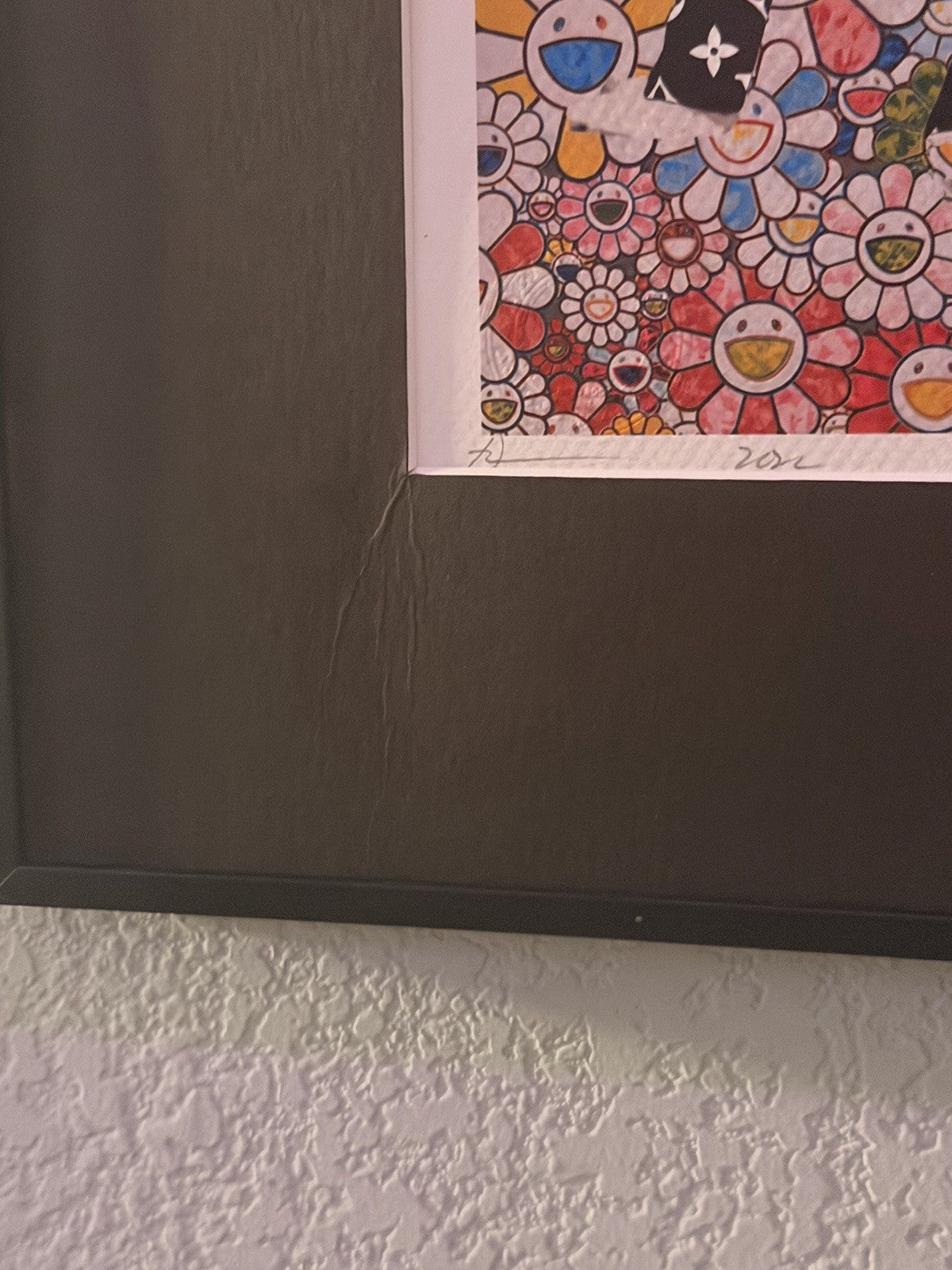 Death NYC Audrey Hepburn LV Murakami Flowers Signed 2020 Framed Pop Art