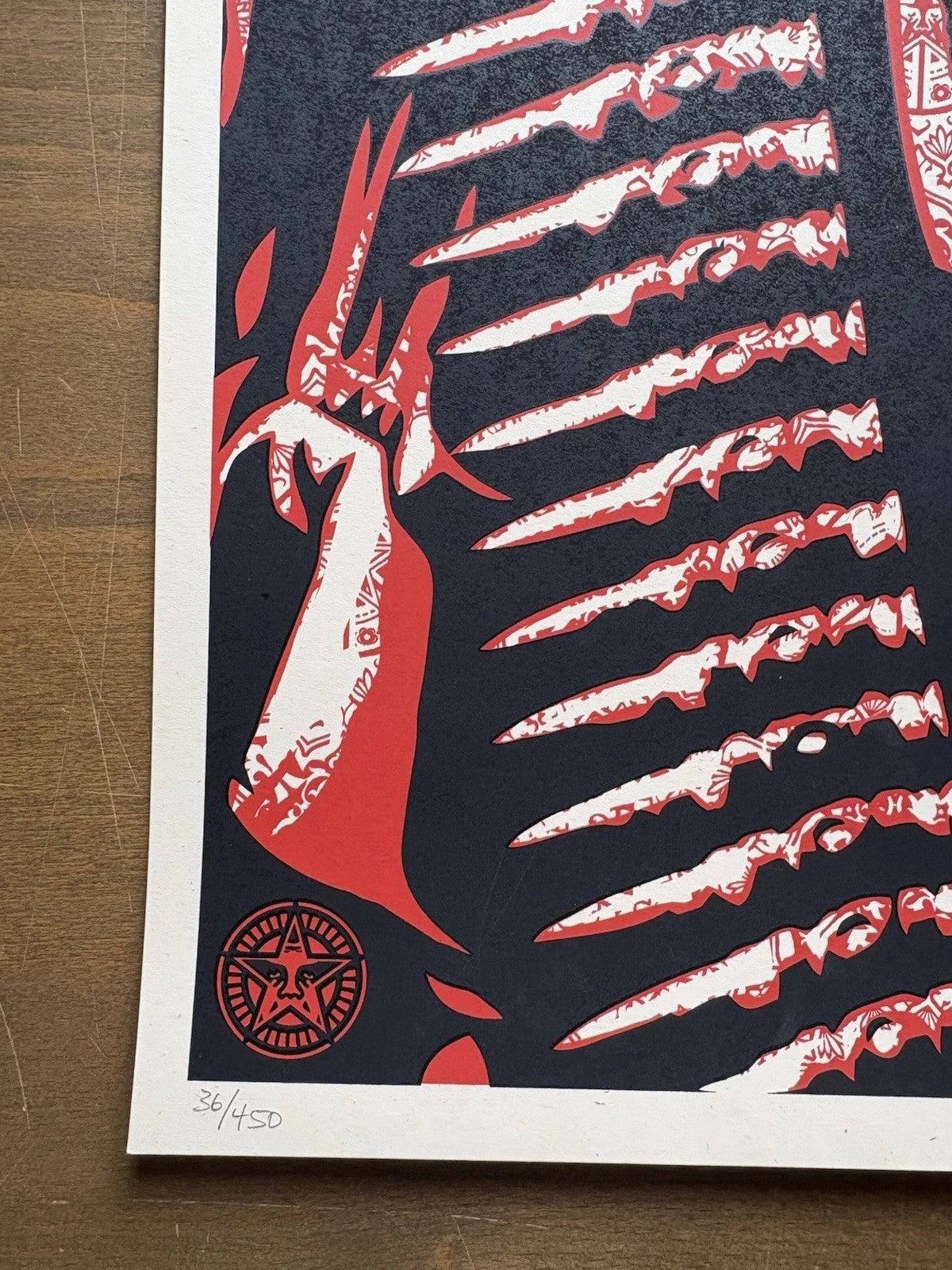 Shepard Fairey Duality of Humanity 1 Signed Numbered 36/450 Screenprint OBEY