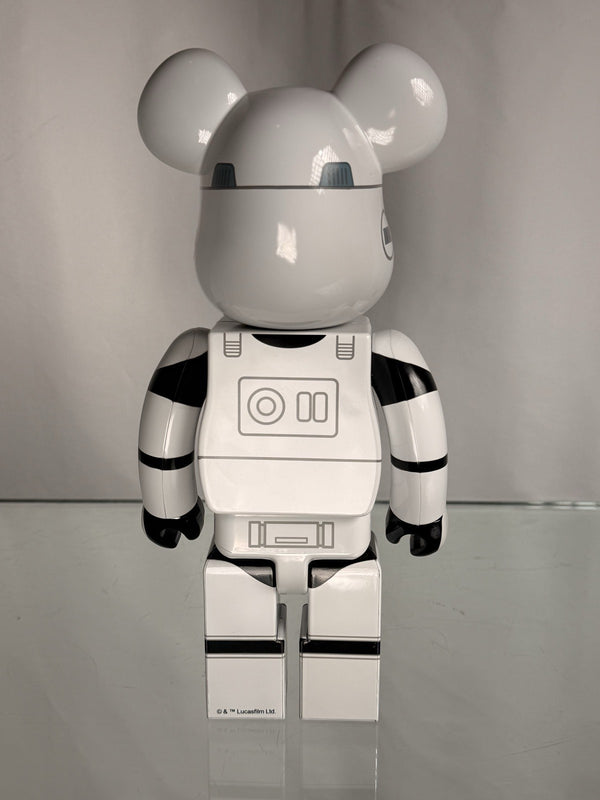 BE@RBRICK Star Wars Stormtrooper Chrome Ver 400% Medicom Toy Bearbrick New