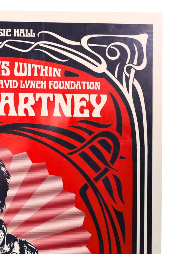 Shepard Fairey Presidential Seal Red 2007 Signed Screen Print 189/300 OBEY