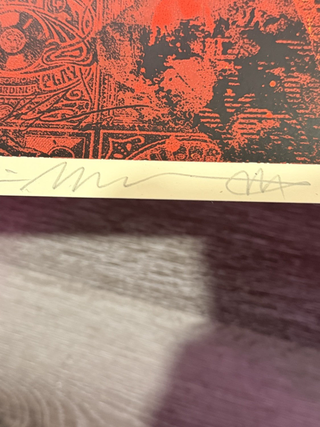 Shepard Fairey x Dennis Morris Bob Marley Slave Driver Signed Screenprint