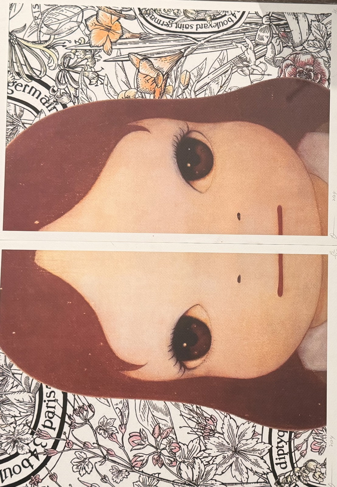 Death NYC Big Eye Girl Diptyque Paris SET OF 2 Signed Numbered LTD 100 2024