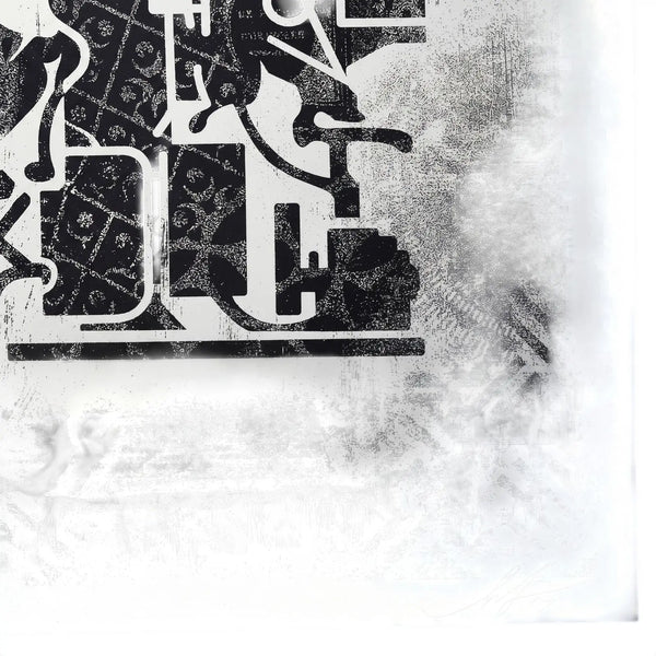 Shepard Fairey OBEY Printing Press 2017 Signed #/400 Damaged Stencil Series