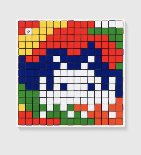 Invader Rubik Camouflage HENI Signed & Numbered 196/812 Giclee Panel 2023