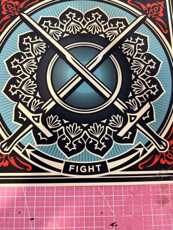 Shepard Fairey FIGHT Artist Proof AP Revolutionary Love 2021 Signed Print
