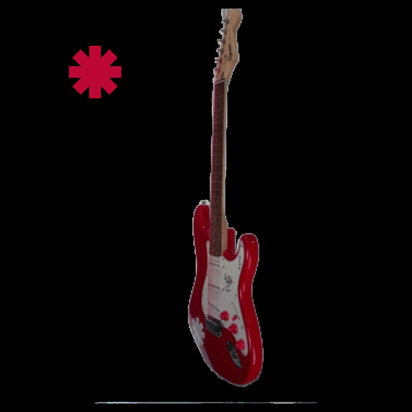 Red Hot Chili Peppers Flea Signed Electric Guitar PSA/DNA COA AH20530