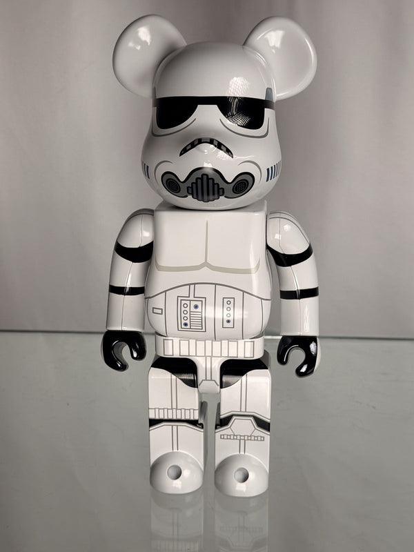 BE@RBRICK Star Wars Stormtrooper Chrome Ver 400% Medicom Toy Bearbrick New