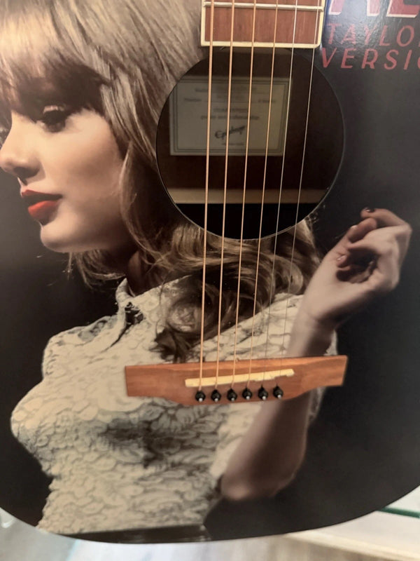 Taylor Swift RED Taylor's Version Graphic Acoustic Guitar Special Edition