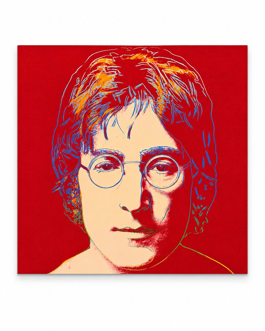 John Lennon Pop Art Portrait 40” x 40” Warhol Era  Large Format PP