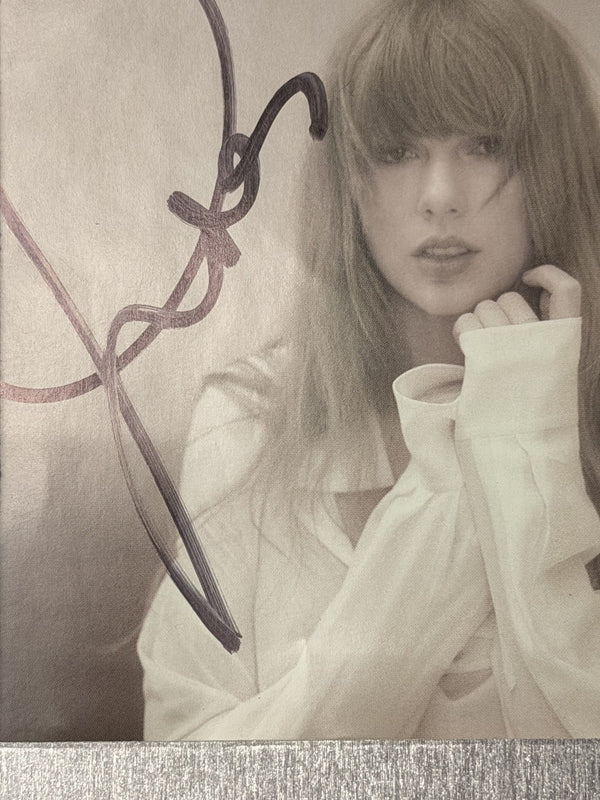 Taylor Swift Tortured Poets Department Signed CD Insert Framed Display