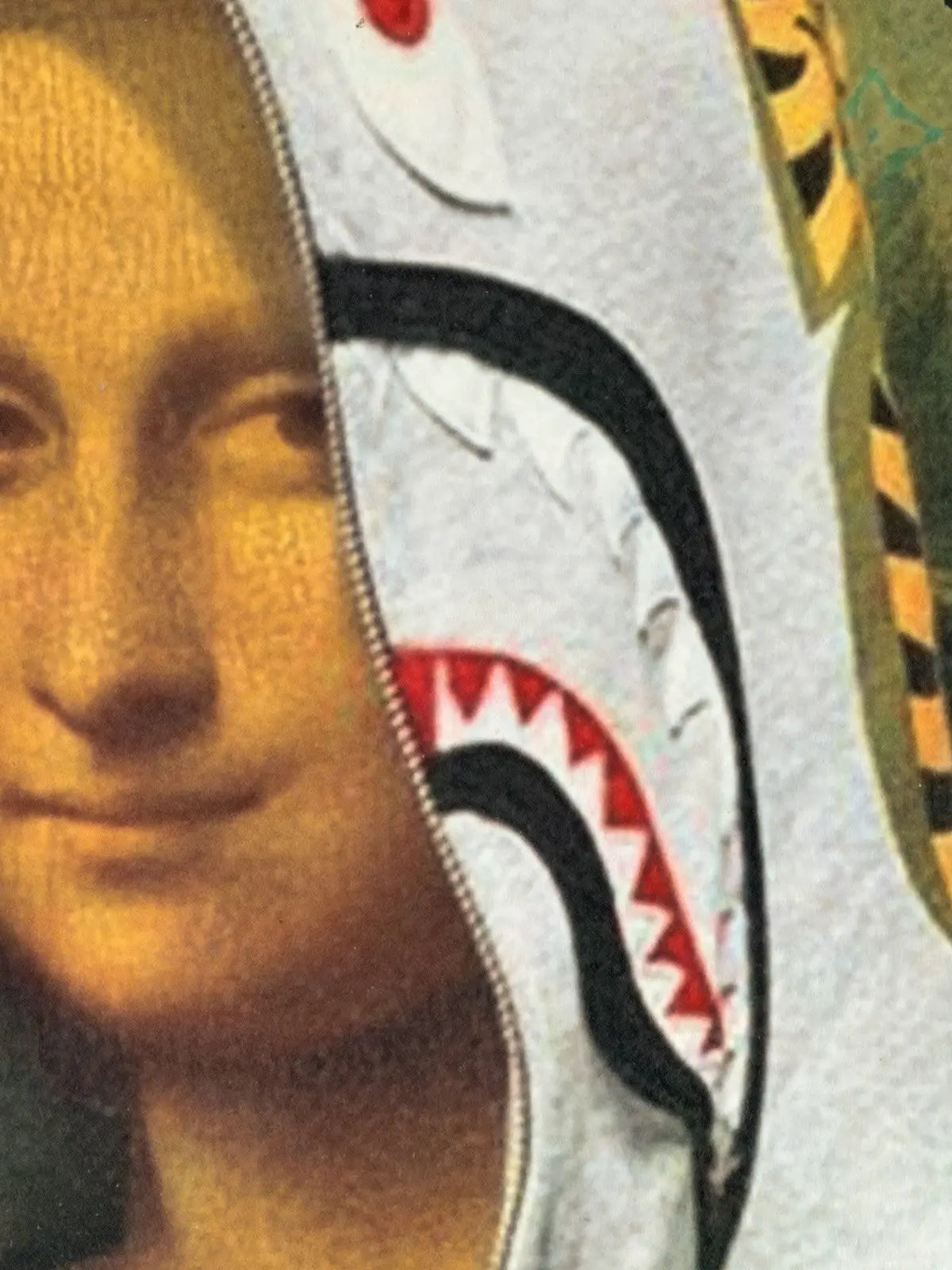 Death NYC Mona Lisa BAPE Shark Hoodie Louis Vuitton Signed Pop Art Print 2025