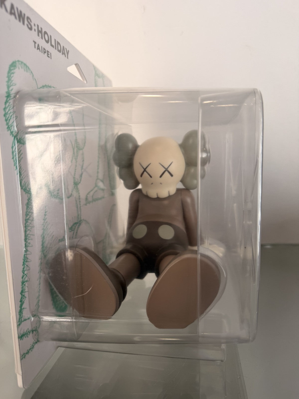KAWS Holiday Taipei Companion Brown Vinyl Figure 2019 11.5" SEALED w/ Box