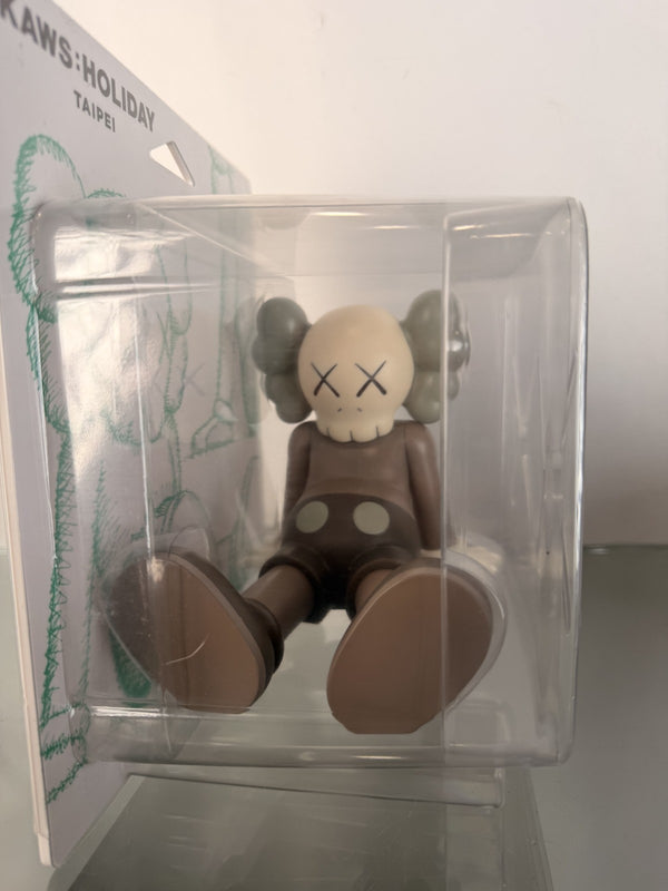 KAWS Holiday Taipei Companion Brown Vinyl Figure 2019 11.5" SEALED w/ Box