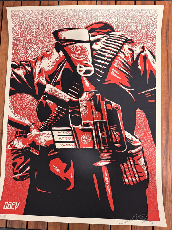 Shepard Fairey Duality of Humanity Complete Set of 5 Signed OBEY Print 18x24