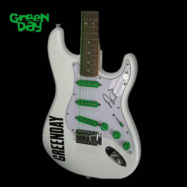 Green Day Billie Joe Armstrong Signed Electric Guitar Beckett BAS BJ54417