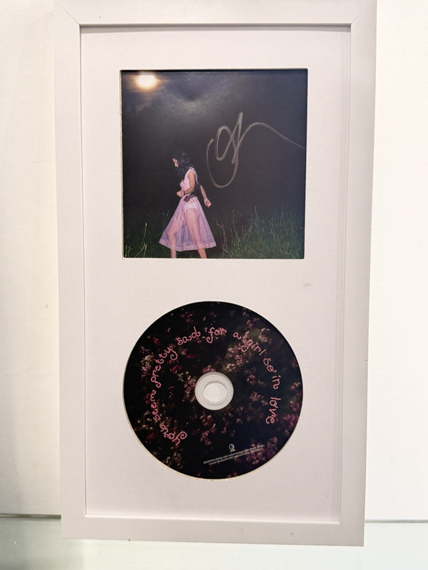 Olivia Rodrigo Signed CD You Seem Pretty Sad for a Girl So in Love Framed Rare!