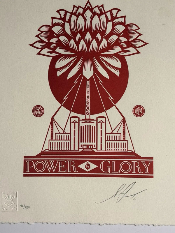 Shepard Fairey John Lennon NYC Peace Statue Liberty Signed OBEY Print 240/300