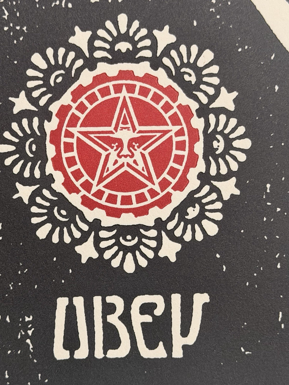 Shepard Fairey Obey Rose Soldier Letterpress 2017 Signed AP Artist Proof