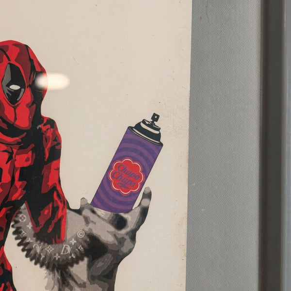 Death NYC LV Gas Mask Spray Can Murakami Signed 68/100 2012 Street Art Pop Art
