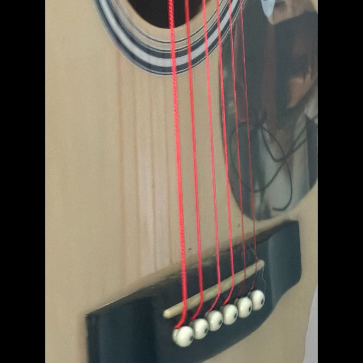 Taylor Swift Signed Acoustic Guitar Tortured Poets PSA/DNA COA AN88569