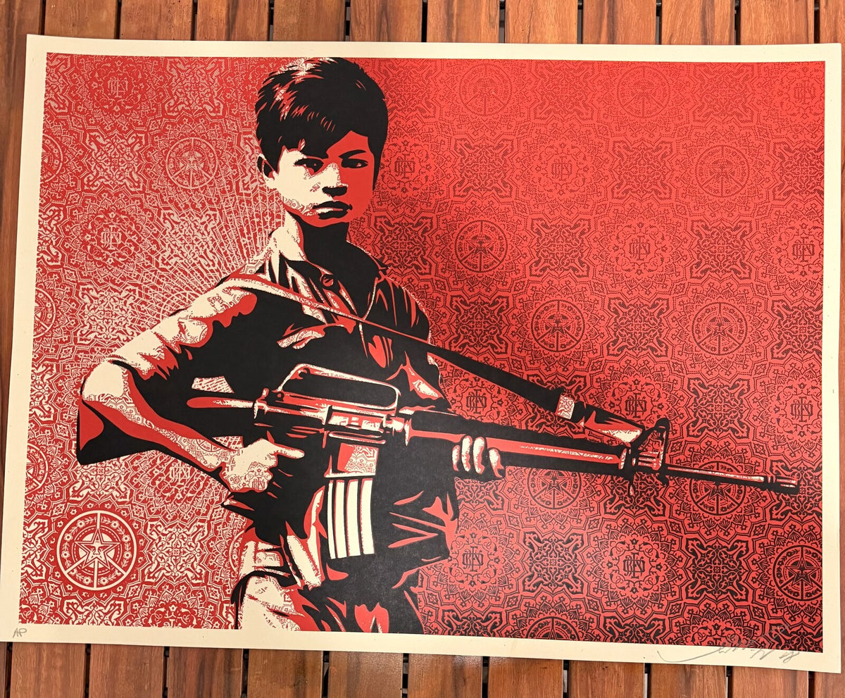 Shepard Fairey Duality of Humanity Complete Set of 5 Signed OBEY Print 18x24