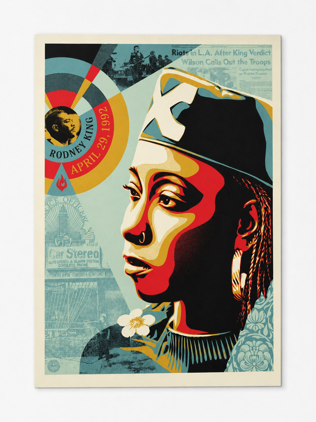 Shepard Fairey x Ted Soqui — Eyes on the King Verdict