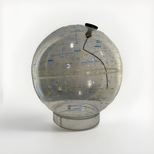 Vintage Farquhar Transparent Celestial Globe Constellation Map Clear Stand