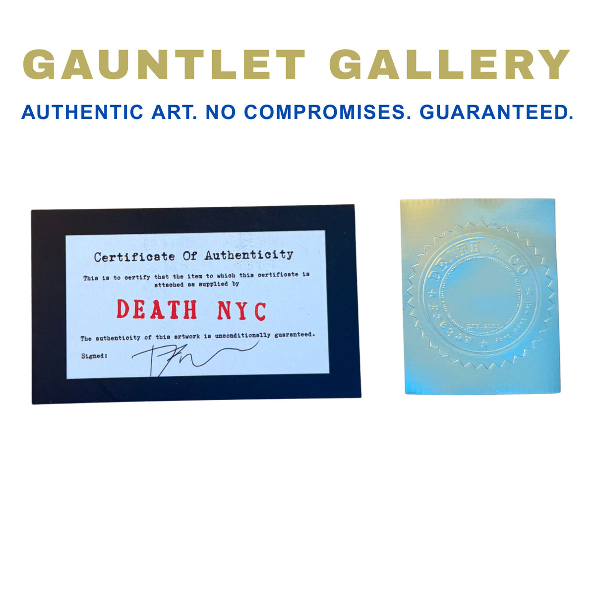 Death NYC Batman Dollar Bill Art Signed Numbered COA Comic Pop Street Art