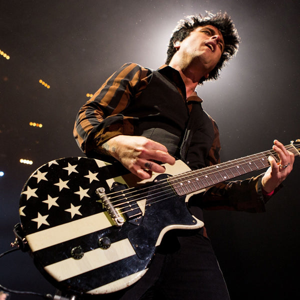 Green Day Billie Joe Armstrong Signed Electric Guitar Beckett BAS BJ54417